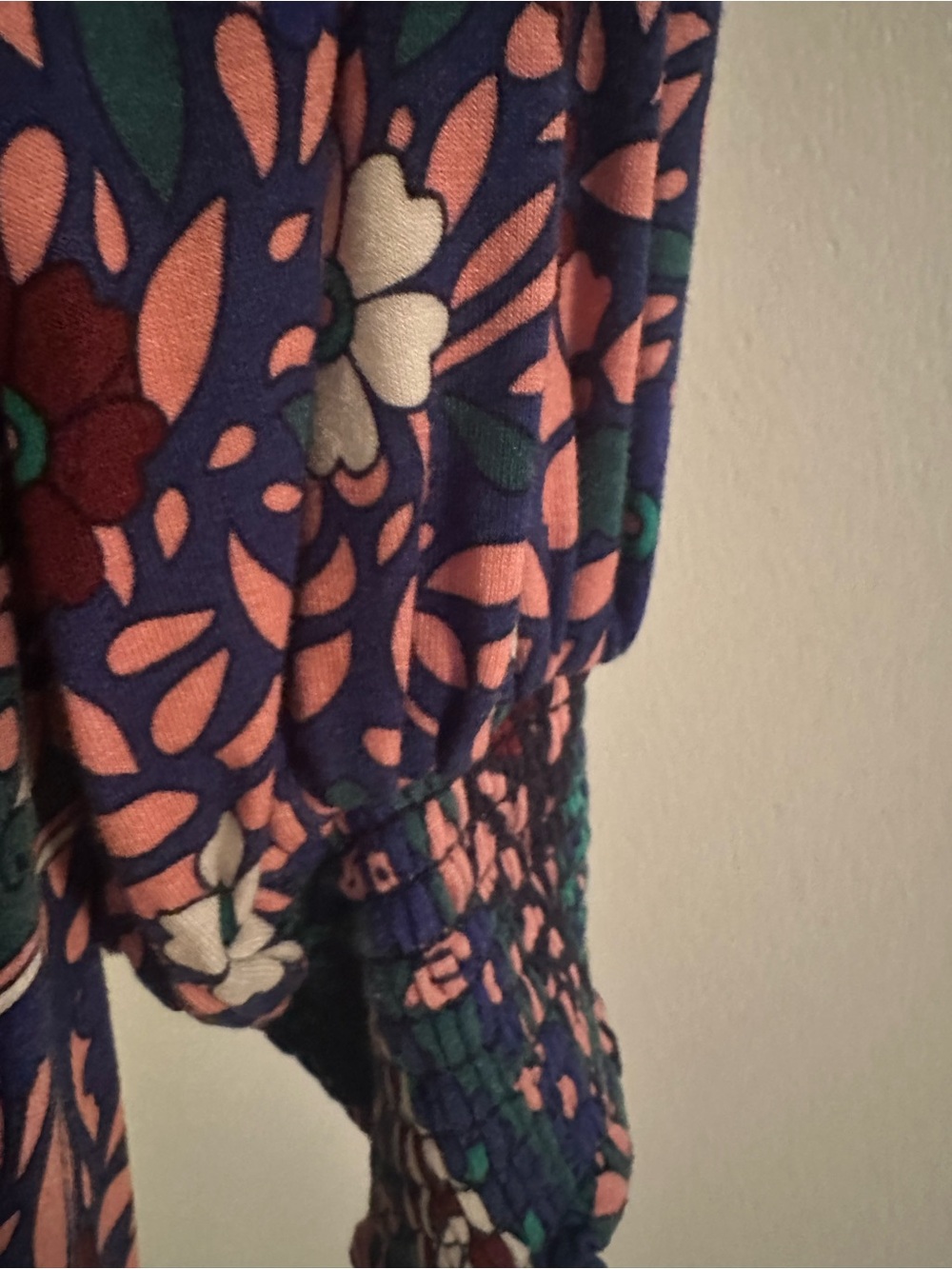 Boden Navy Floral Paisley Tiered Maxi Dress - Picture 5 of 5